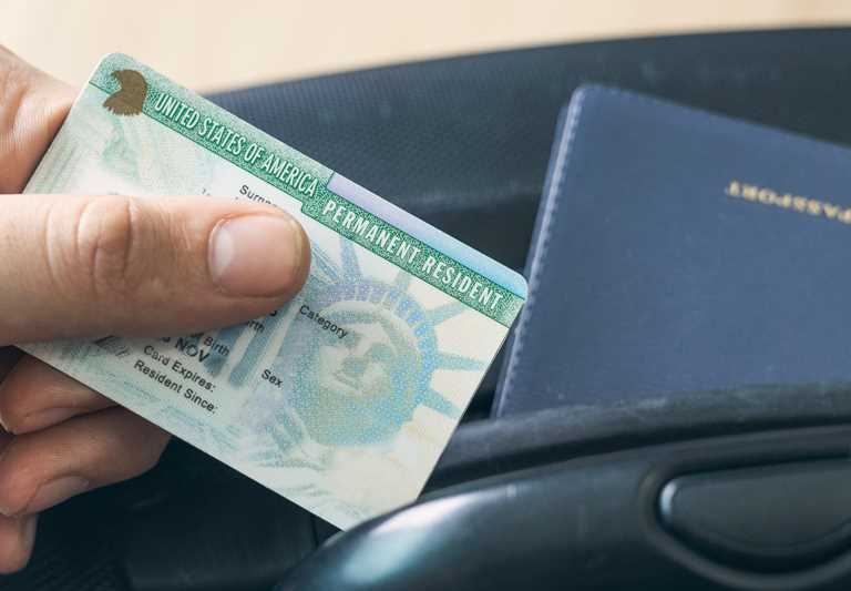 immigration card
